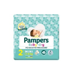 PAMPERS BABY DRY MINI 3-6...