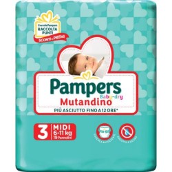 PAMPERS BABY DRY MUTANDINO...