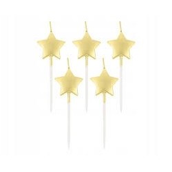 CANDELINE 5 STELLE ORO