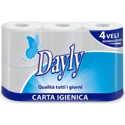 DAYLY CARTA IGIENICA 4 VELI...