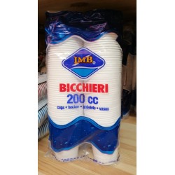 imb bicchiere bianco cc. 200