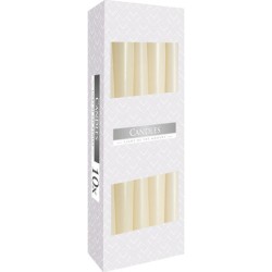10 candele conica ivory 23*250