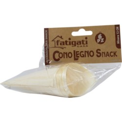 72 CONI LEGNO SNACK CM.12...