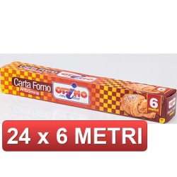 24 PEZZI -  CARTA FORNO MT.6