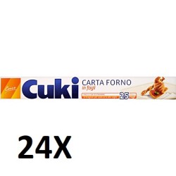 24X CARTA FORNO 25 FOGLI...