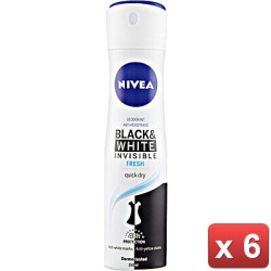 6  PEZZI -  DEO SPRAY BLACK...