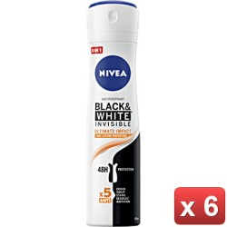 6  PEZZI -  DEO SPRAY BLACK...