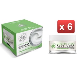 6 PEZZI -  CREMA VISO ALOE...